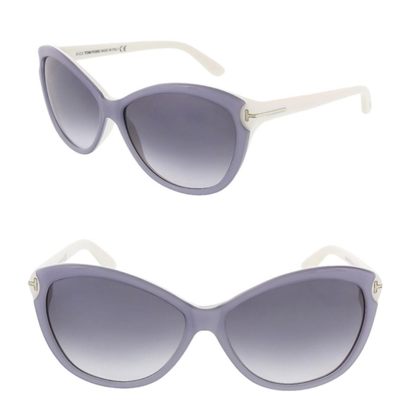 Tom Ford Accessories - New TOM FORD Telma Grey White Cat Eye Sunglasses